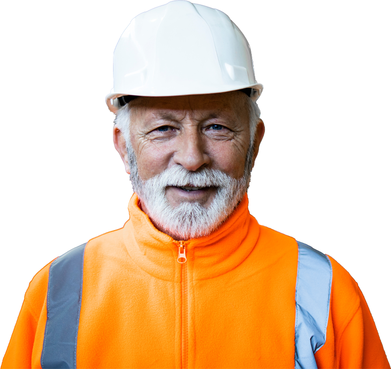 Man in hard hat